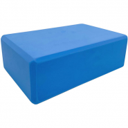 Йога блок полумягкий Sportex BE100-1 223х150х76 мм ЭВА (синий) 10018495
